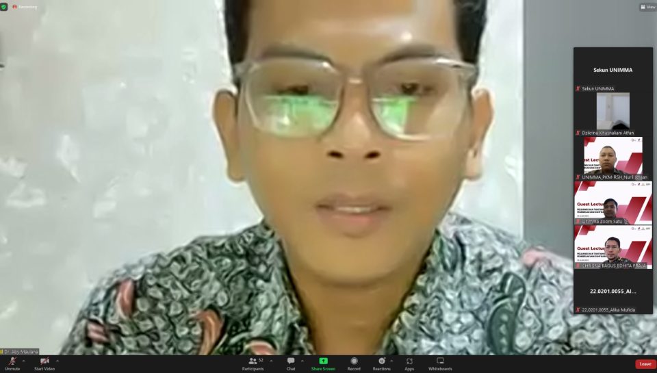 guest lecture FH UNIMMA